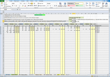 Screenshot van de Cpk-TolerantiePool in het TolStackUp template